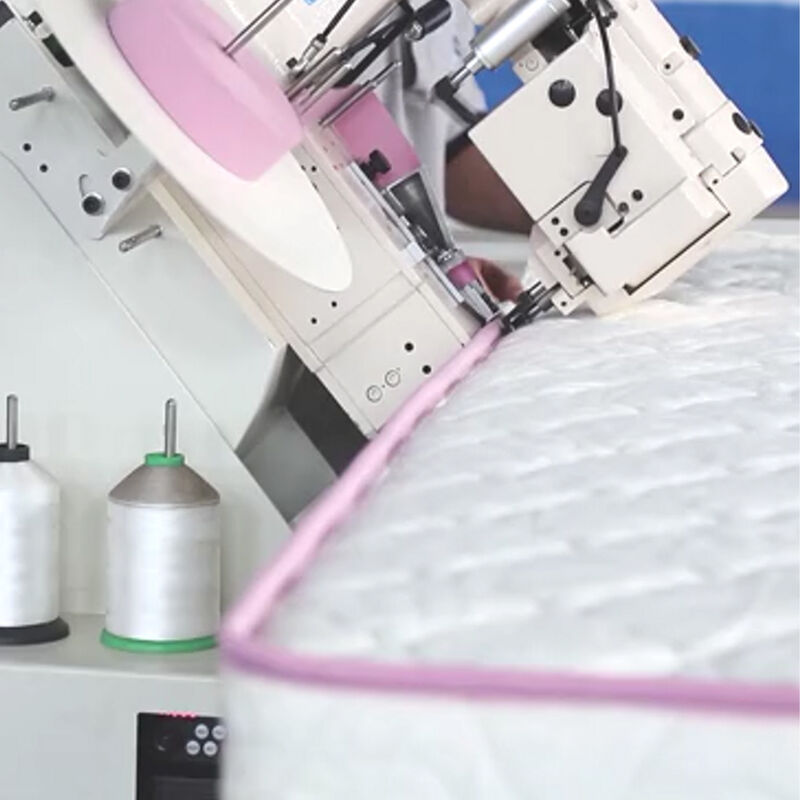 용량 15개 야간 매트리스 테두리 테이프 기계 유연한 작동 매트리스 제조 공장 생산 라인 장비